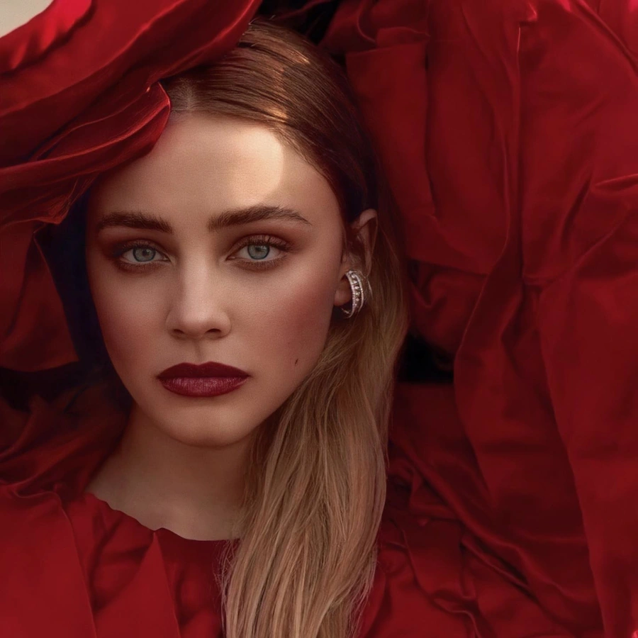 Josephine Langford Red Dress Image