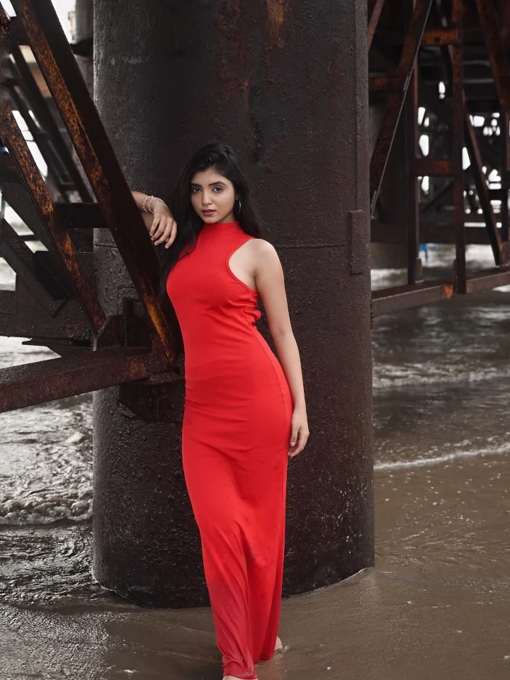 Khushi Mali in Extreme Hot Western Outfit