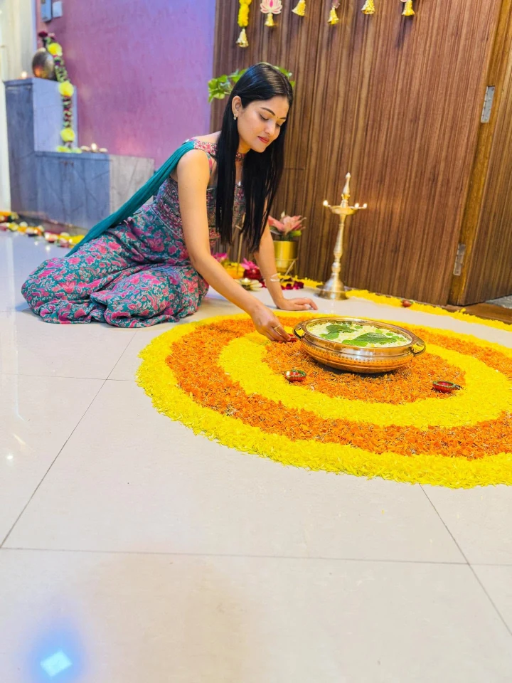 Puja Bhardwaj Diwali Celebration Image