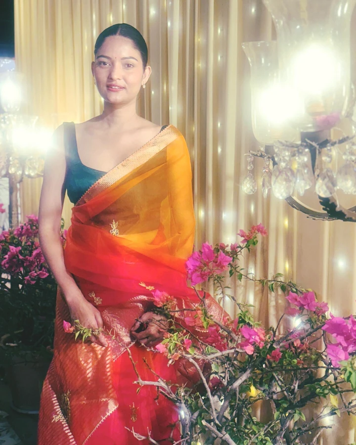 Puja Bhardwaj in Hot Saree Image