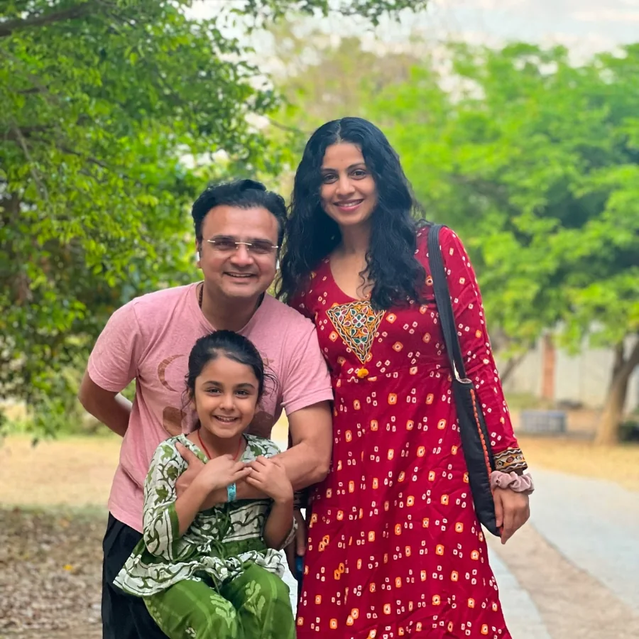 Manasi Parekh Family