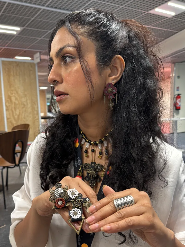 Manasi Parekh in a Beautiful and Gorgeous Western Dress