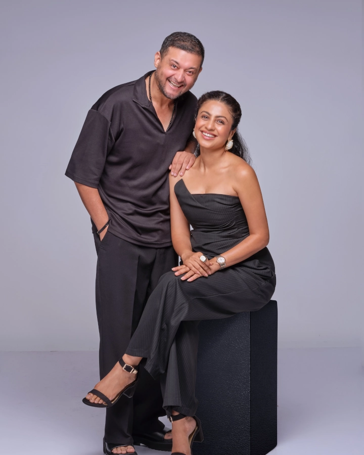 Manasi Parekh with her Swapnil Joshi