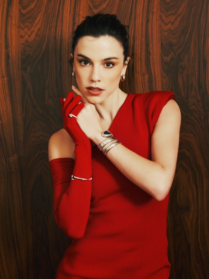 Alice Wegmann Red Dress Image