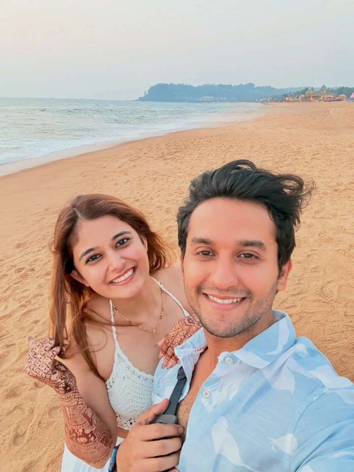 Anushka Pimputkar Having Fun on Beach