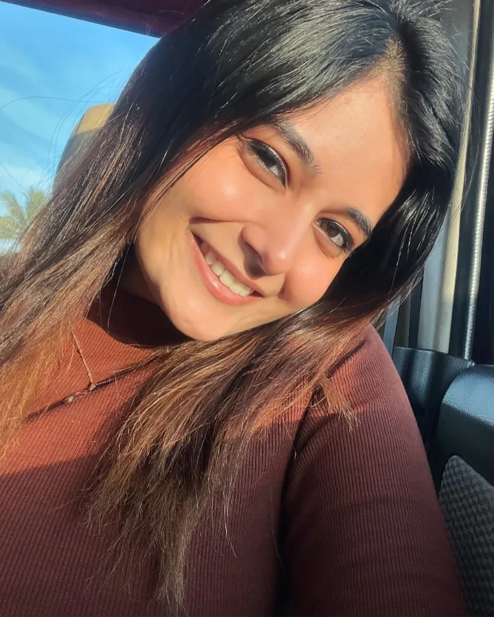 Anushka Pimputkar Travelling in a Car
