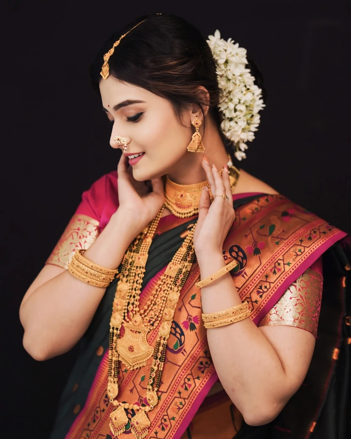 Anushka Pimputkar in Indian Traditional Saree