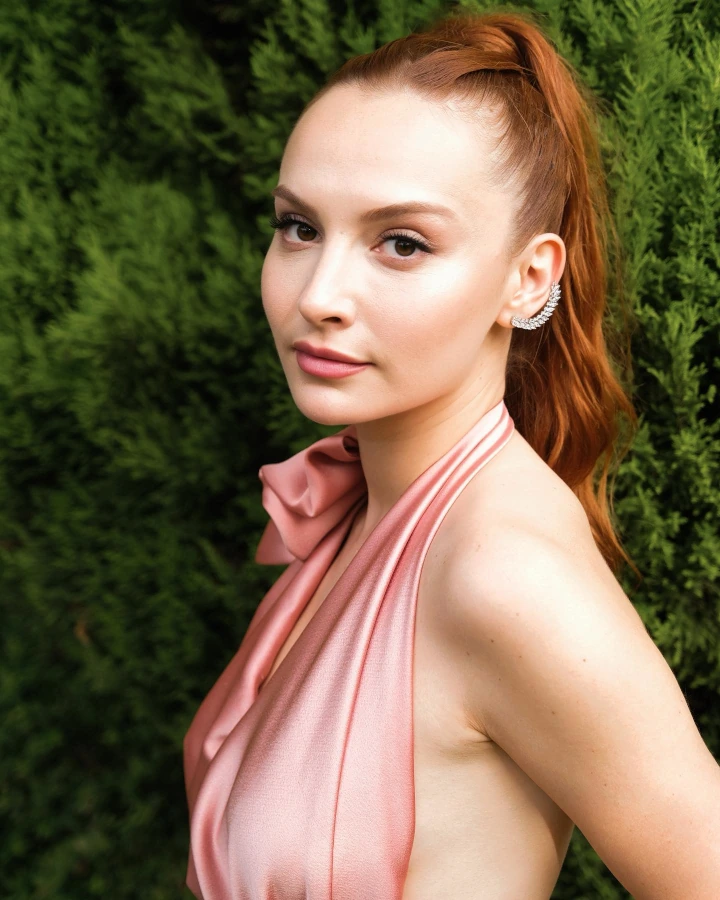 Başak Gümülcinelioğlu Beautiful Backless Dress